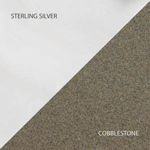 The PREMIUM Madrid 60 - STERLING SILVER / COBBLESTONE