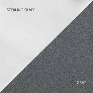 The PREMIUM Madrid 60 - STERLING SILVER / GRAY